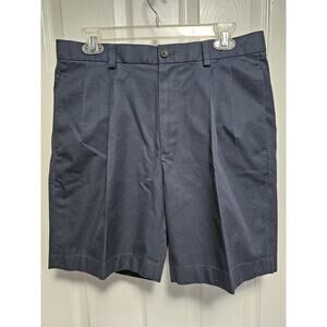 Brooks Brothers Mens Light Weight Advantage Chino Blue Cotton Shorts Size 33